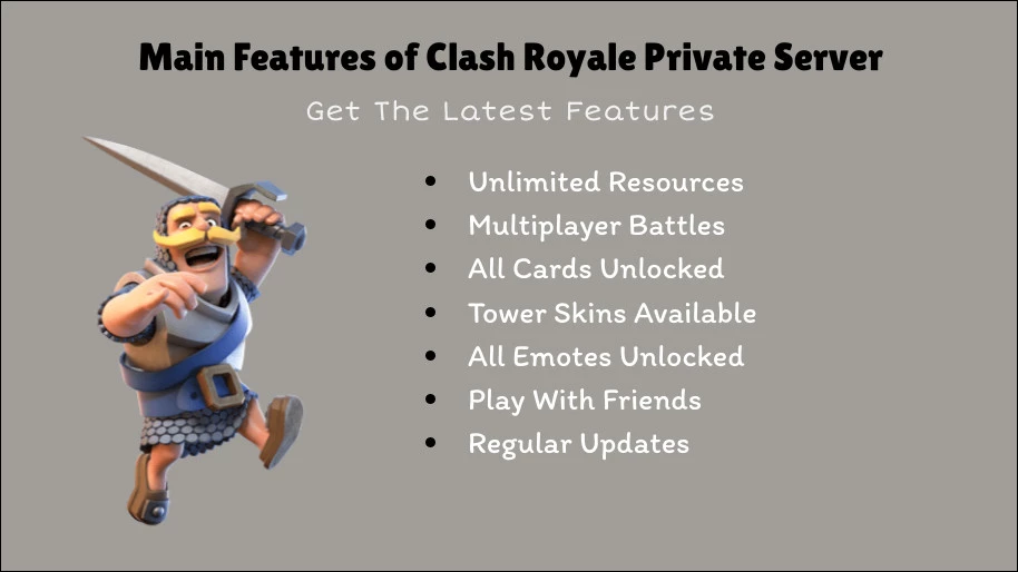 Clash Royale Private Server features